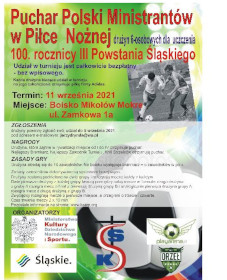 Turniej o Puchar Polski ministrantów w piłce nożnej 

